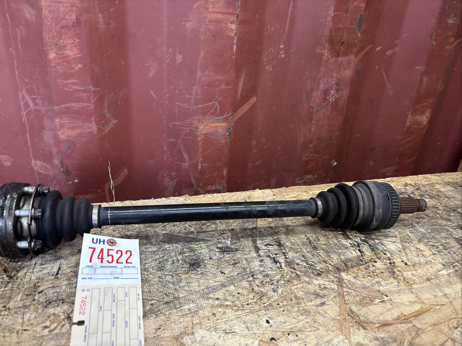 BMW OEM CV AXLE REAR RIGHT  4 SERIES E85 USED N52 ENGINE 2006 3320 7563824 Z4