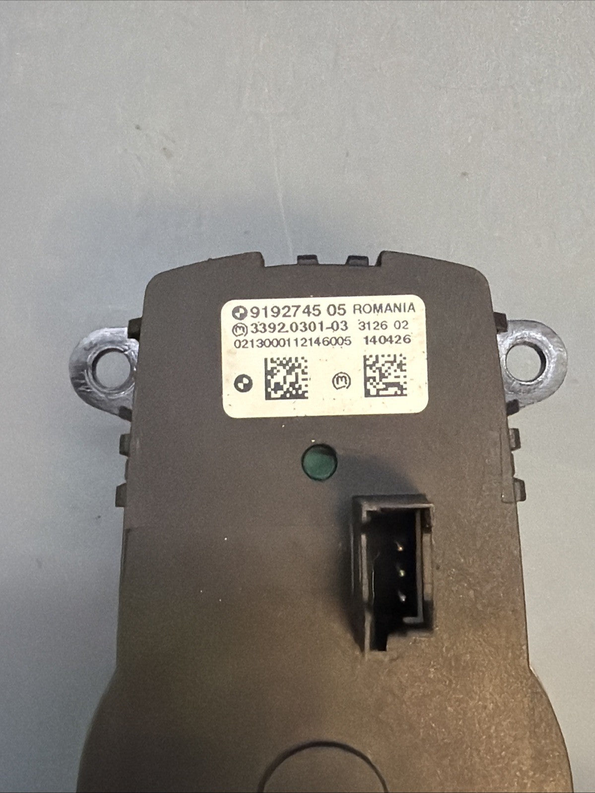 11-18 OEM BMW F13 F10 F06 Headlight Switch Control Panel Light Module 9192745