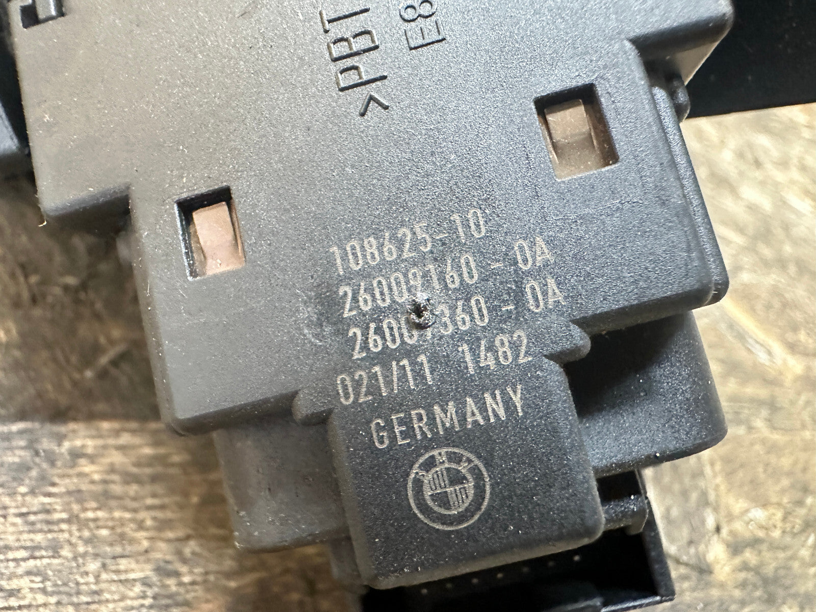 BMW 06-13 E70 X5 E71 X6 IGNTION START STOP SWITCH+KEY INSERT WOOD TRIM 9177973