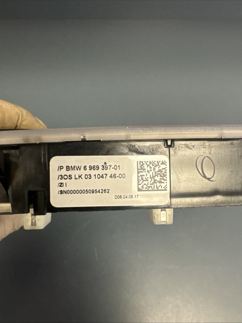 06-15 BMW E90 E91 3 Series X1 Rear Interior Dome Light Switch Panel OEM 6969397