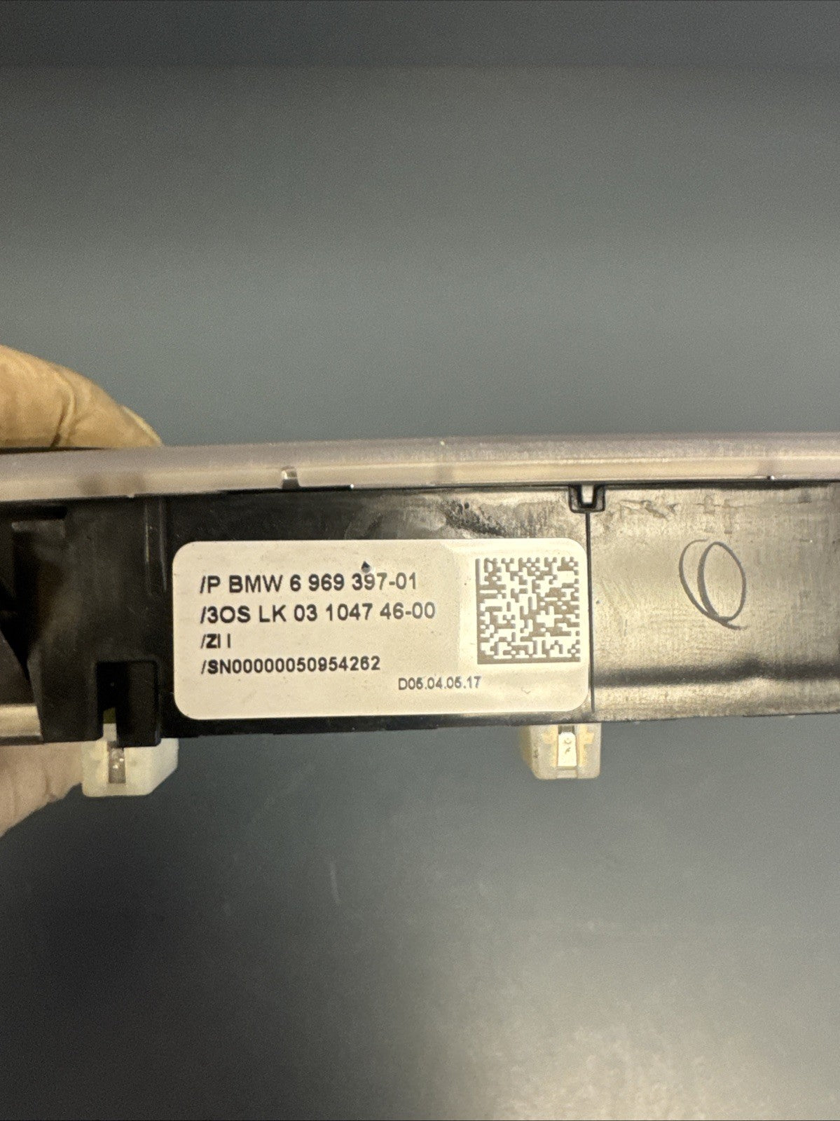 06-15 BMW E90 E91 3 Series X1 Rear Interior Dome Light Switch Panel OEM 6969397