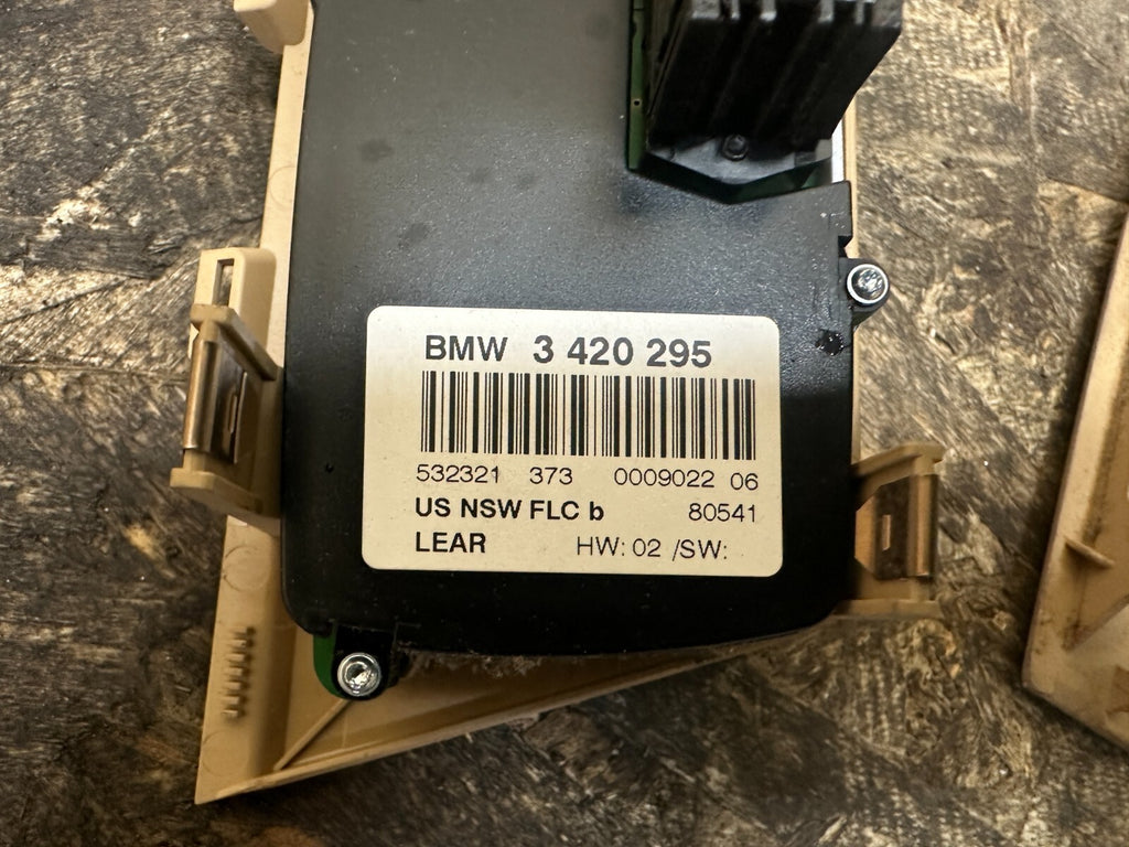BMW 23-10 E83 X3 DASHBOARD HEADLIGHT CONTROL+HEATED SEATS OEM 3420295+246587