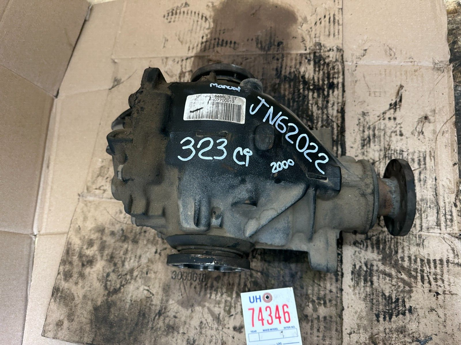 BMW E46 3 SERIES REAR DIFFERENTIAL FINAL 3.07 DRIVE OE 11281290/1214822/7518807
