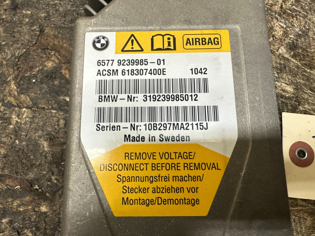 BMW 2009-2017 F10 F11 5 SERIES SRS CONTROL UNIT IMPACT SENSOR OEM 9239985