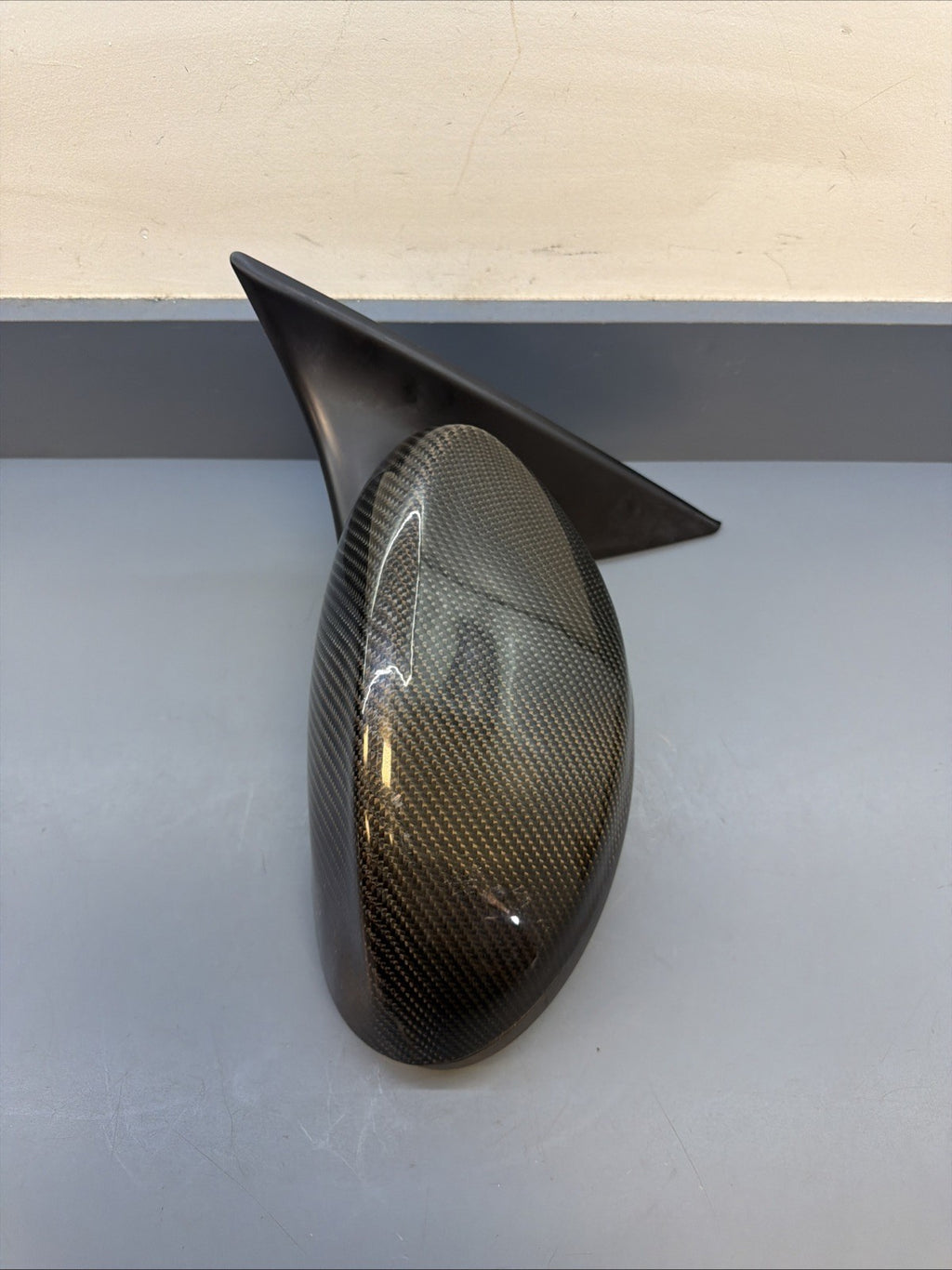 07-10 BMW 328i E92 E93 Driver Left Side Door Mirror Carbon Cover 7119212