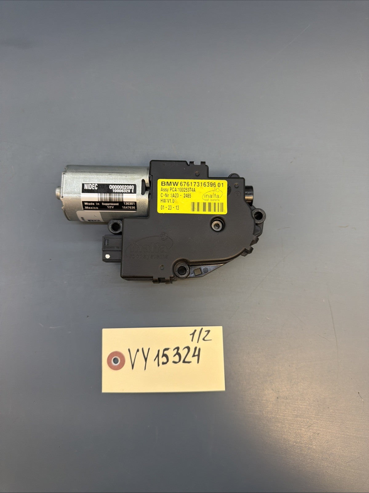 2011-2018 BMW X1 X3 X4 X5 Panoramic Sunroof Drive Motor 7316396 OEM