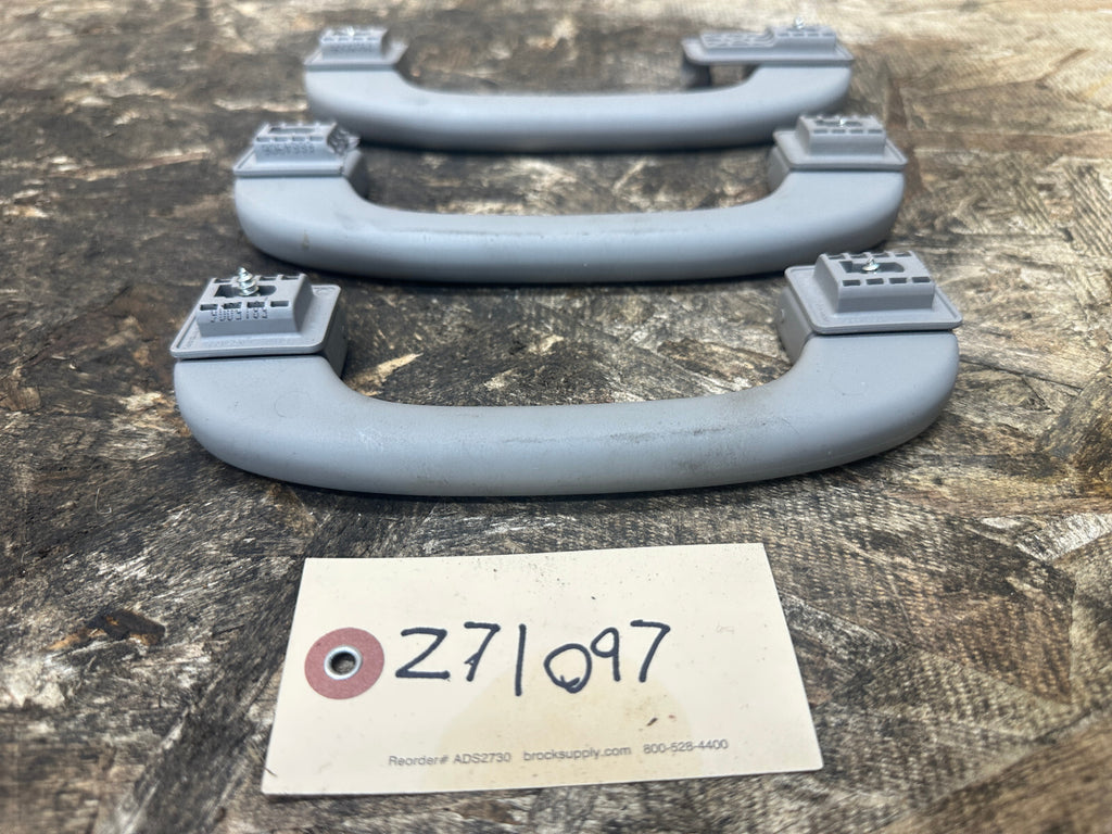 BMW 04-13 E90 3 SERIES INTERIOR GRAB HANDEL SET 4PC GRAY OEM 7033661+7033659