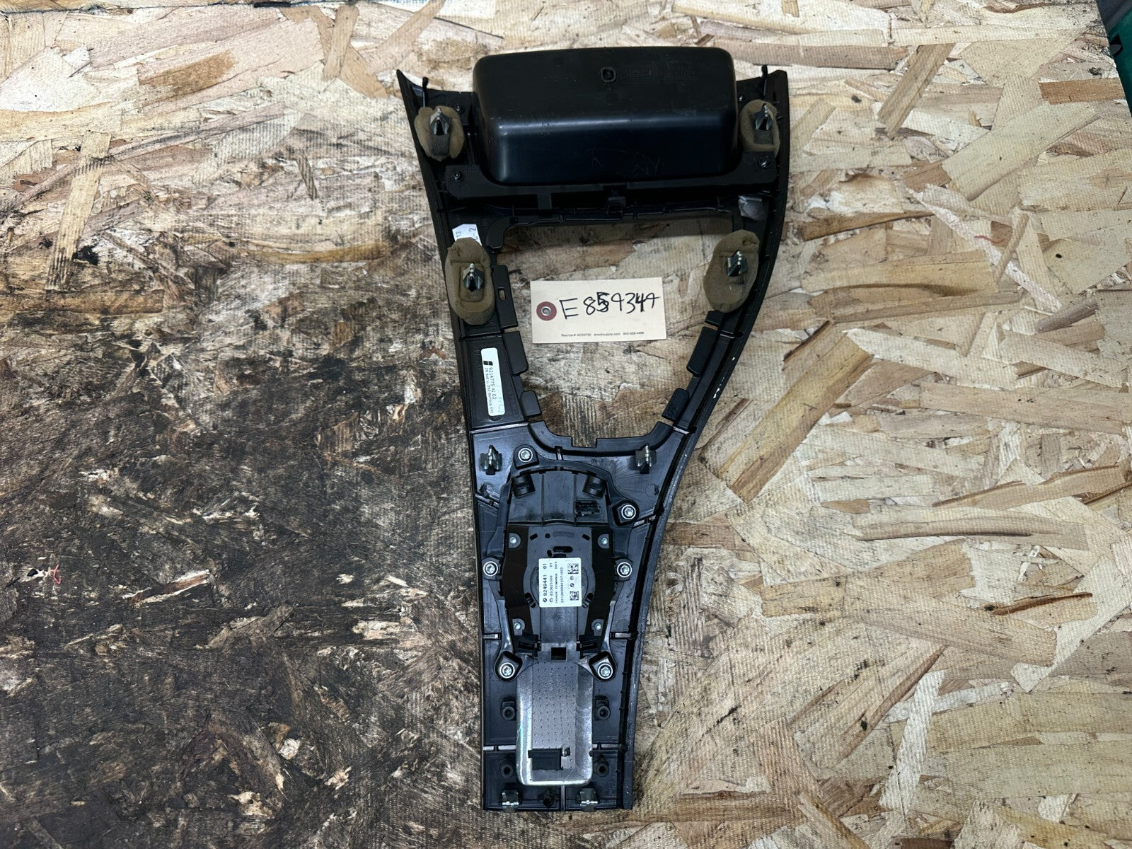 BMW 2006-2013 CENTER CONSOLE TRIM BAMBUS WOOD W iDrive CONTROL UNIT OEM 9198283
