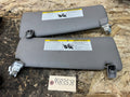 BMW F30 F31 F32 D33 F36 BMW SUN VISOR + MOUNTING CLIPS LIGHT GRAY SET OF 2 OEM