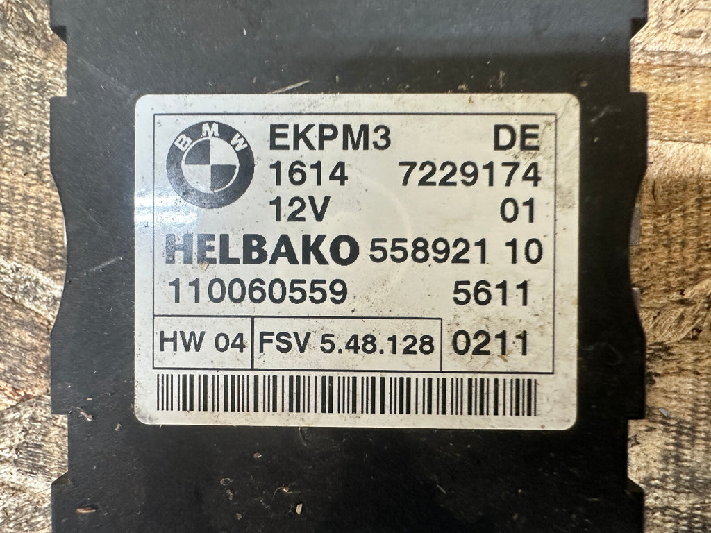BMW 07-15 E84 E70 E71 X1 X5 X6 FUEL PUMP CONTROL MODULE OEM 7229174