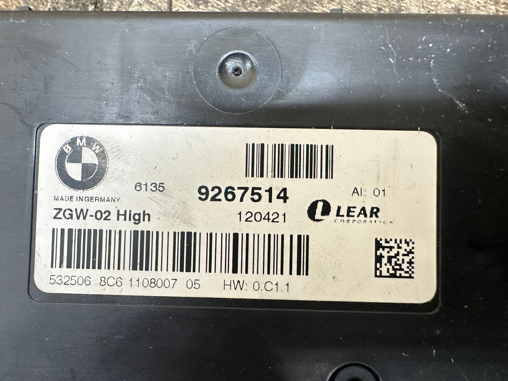 BMW 10-13 F10 5 SERIES CENTRAL GATEWAY MODULE OEM 9267514