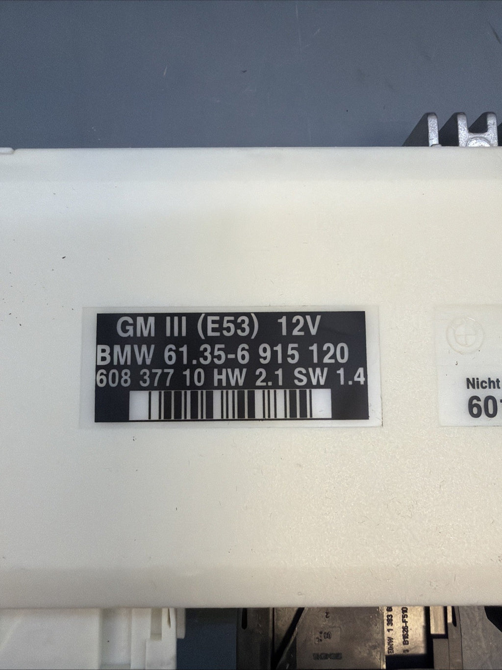 2000-06 BMW E53 X5 Basic 3 GM III Control Module Computer Relay ECU 6915120