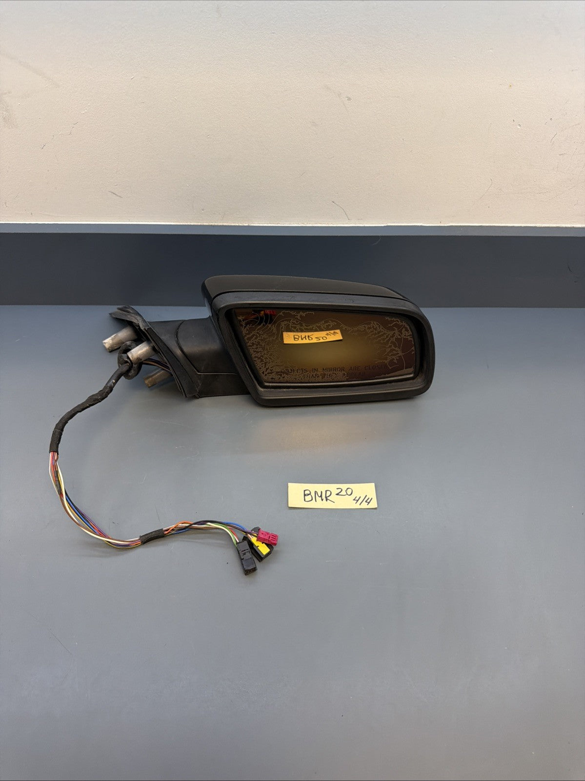 2004-2007 BMW Black Right Side Power Mirror 010748 5 Series E60 *READ*