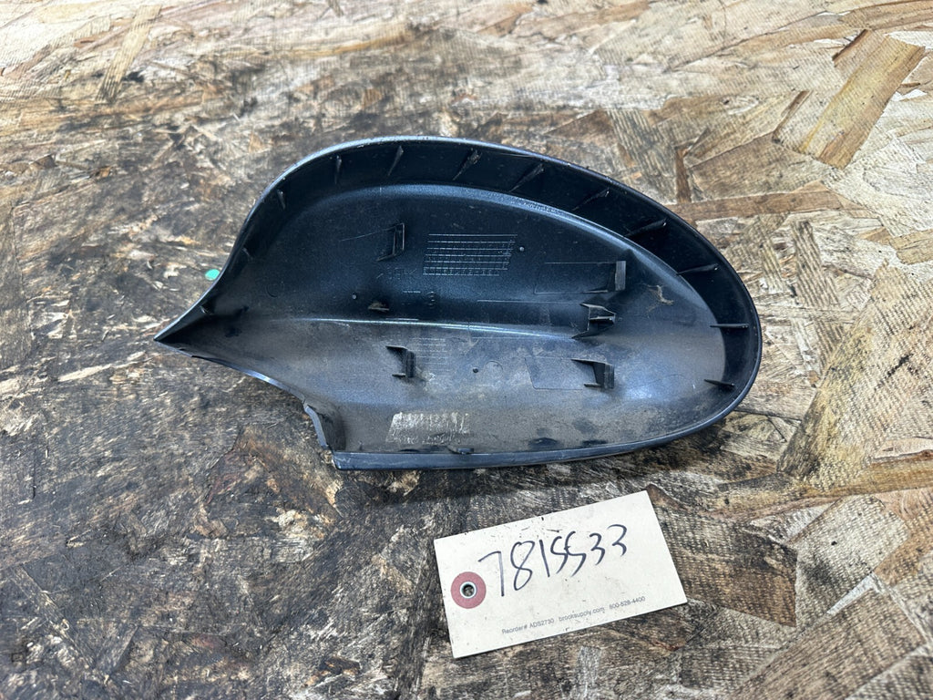BMW 10-13 F10 5 SERIES FROMT RIGHT PASSENGER SIDE MIRROR CAP DK SILVER A3331436