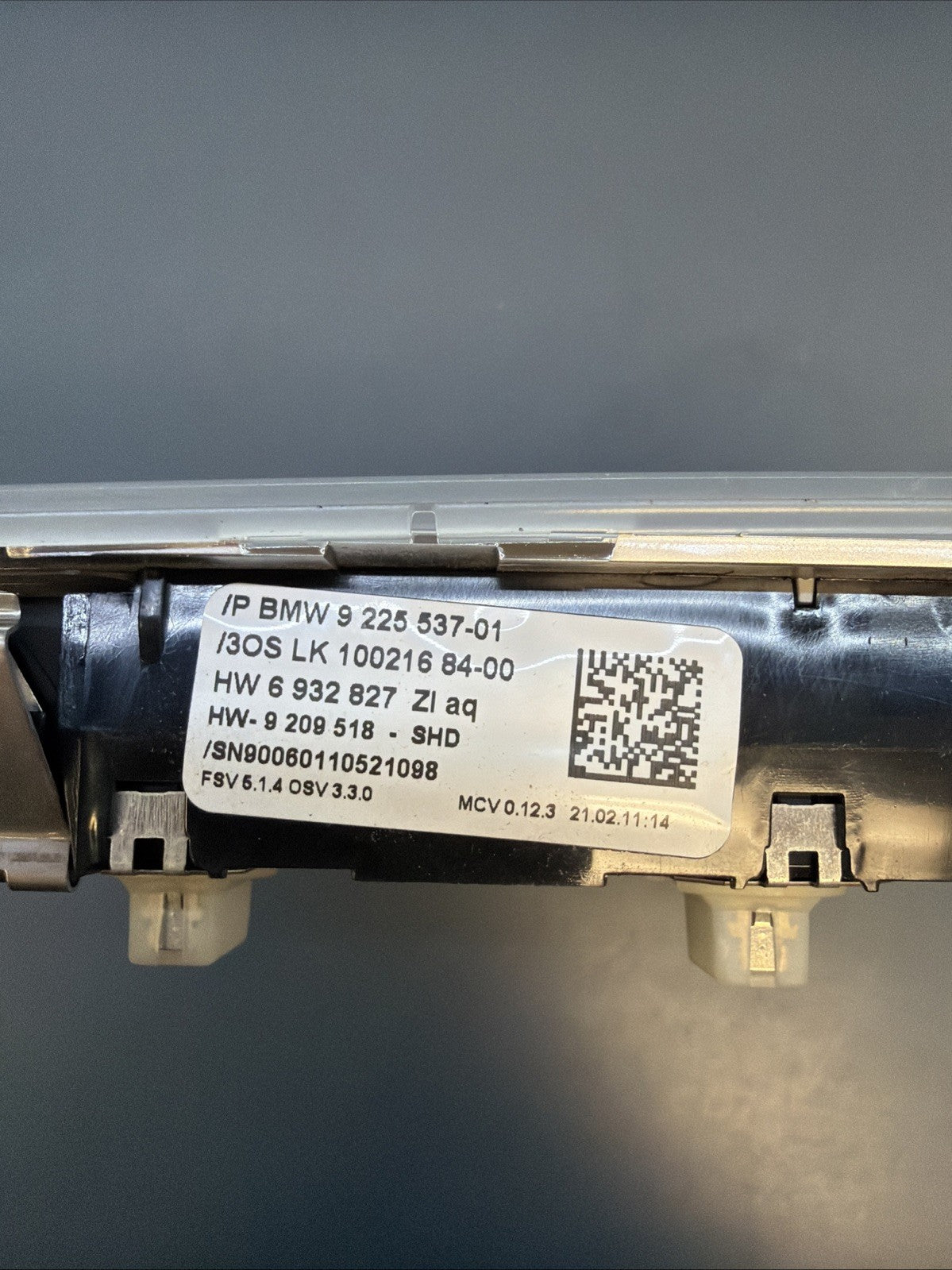 07-13 BMW E92 E90 128i 135i 328i 335i M3 Sunroof Switch Dome Light 9225537 GREY