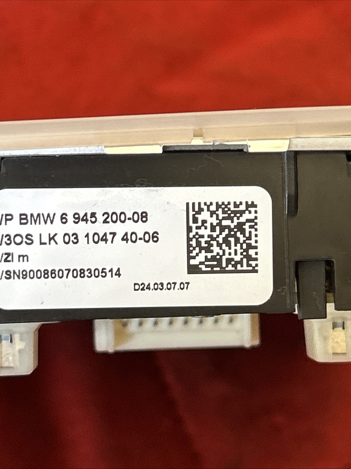 BMW 2005-2012 E90 E9X REAR INTERIOR READING DOME LIGHTS GRAY OEM 6945200