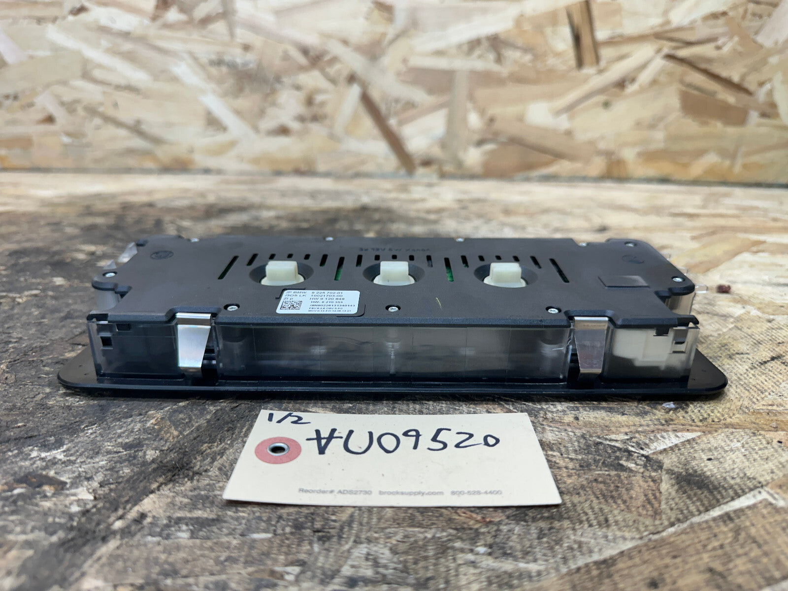 BMW 07-13 E88 1 SERIES FRONT OVERHEAD DOME LIGHT SWITCH CLUSTER OEM 9225702