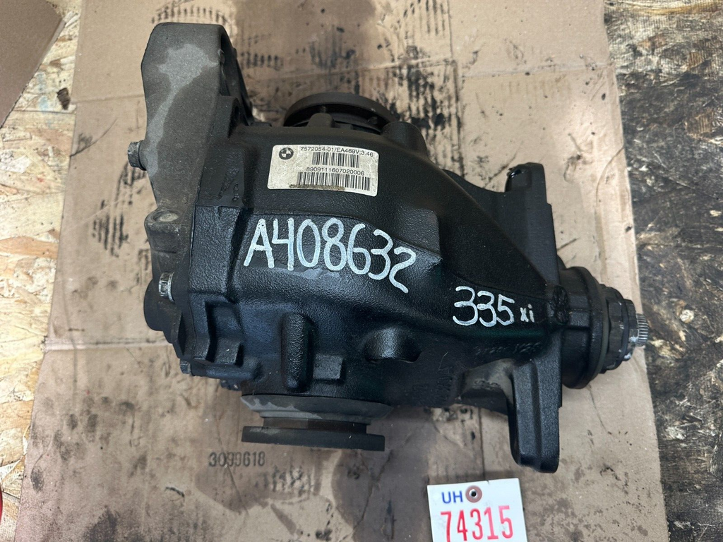 BMW E90 335 3 SERIES REAR DIFFERENTIAL FINAL 3.46 DRIVE OEM 7572054/757205401