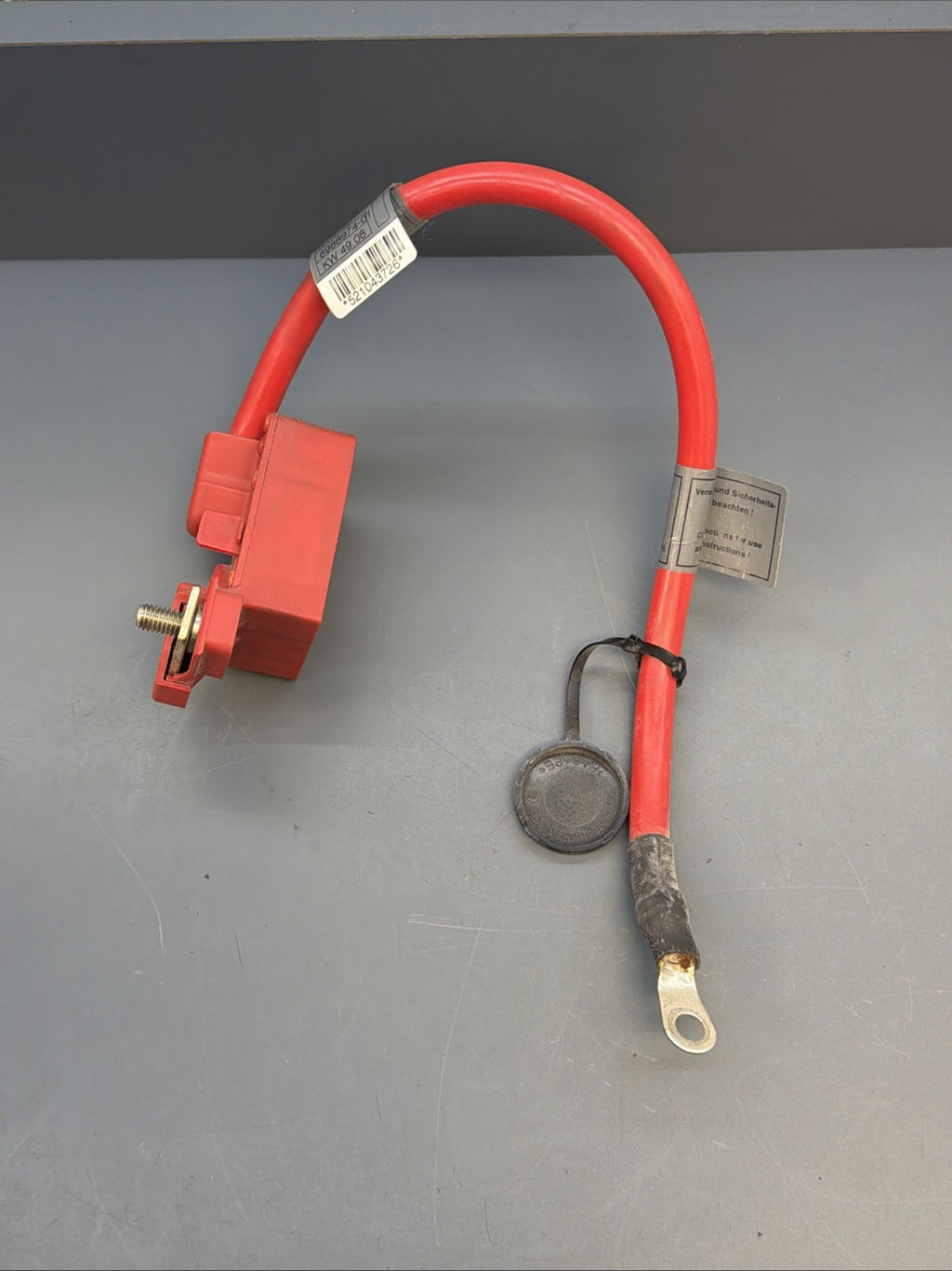 OEM BMW E82 E88 E90 Positive Red Battery Pole Terminal Wiring Cable 6988974