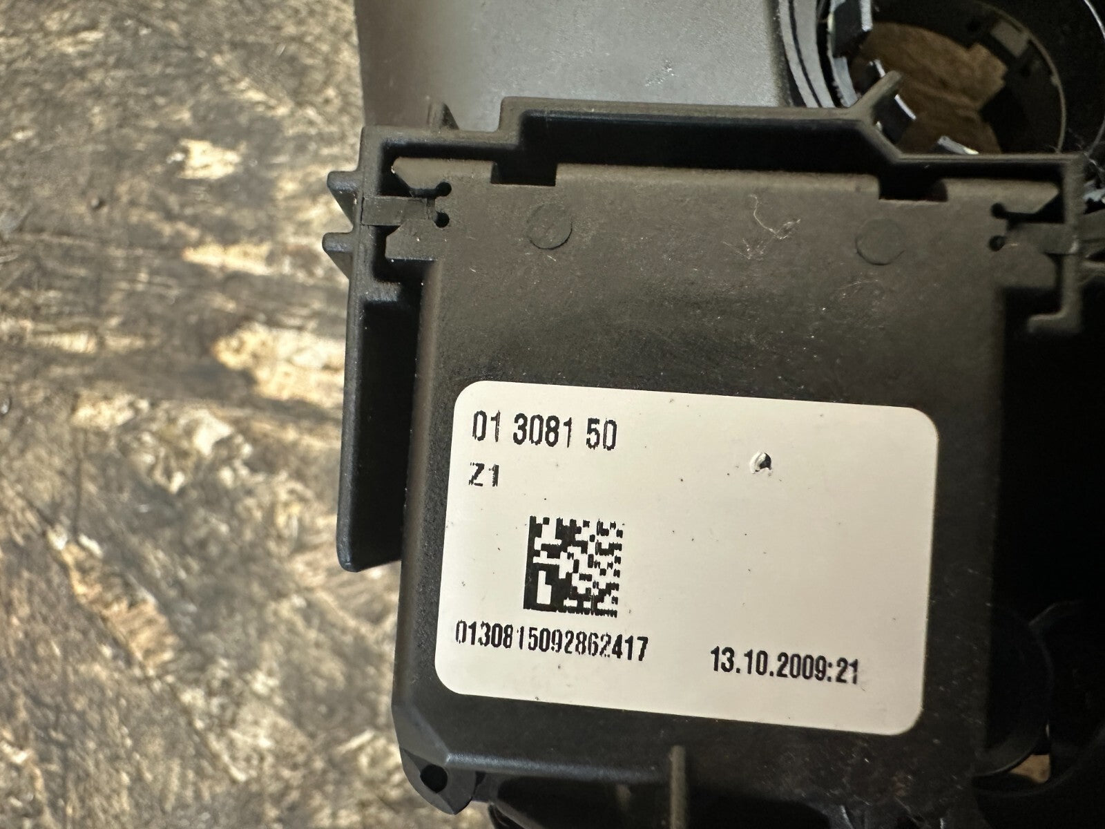 BMW 06-12 E90 STEERING COLUMN SWITCH MODULE COMPLETE W CLOCK SPRING OEM 9169755