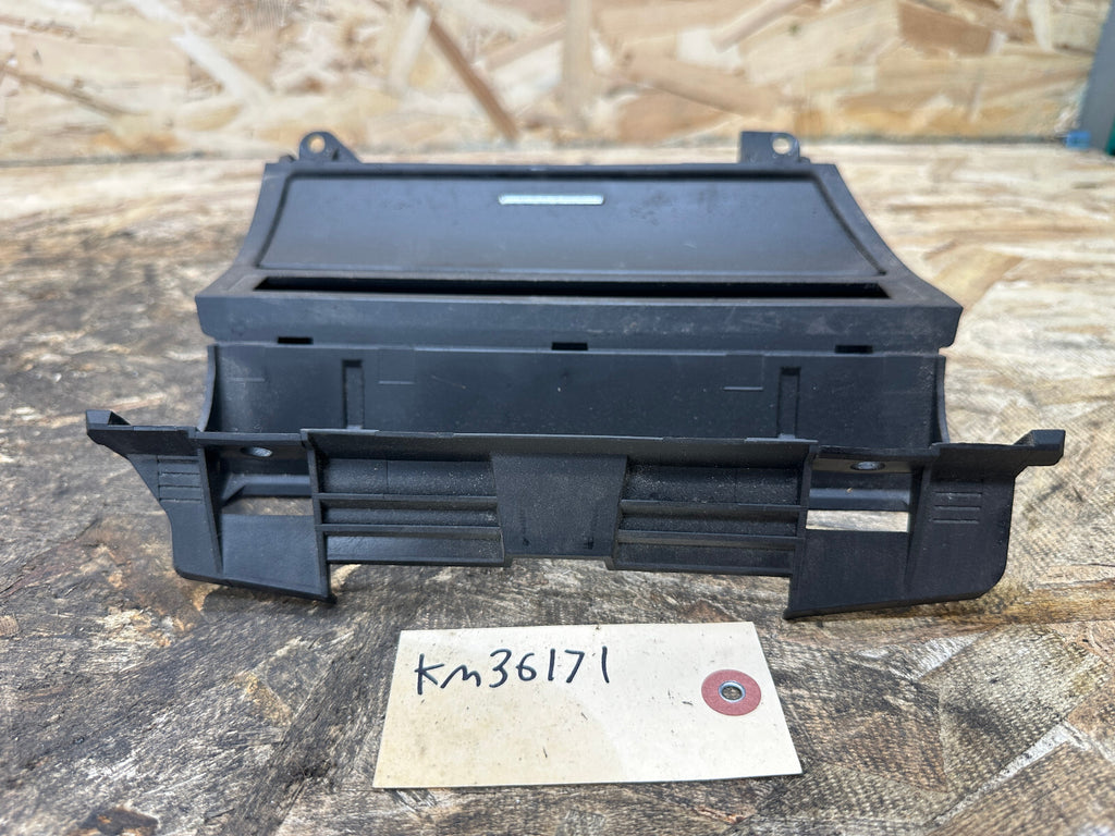 BMW 99-06 E46 3 SERIES BLACK CENTER STOREAGE TRIM+TRAY OEM 8268887+8268888