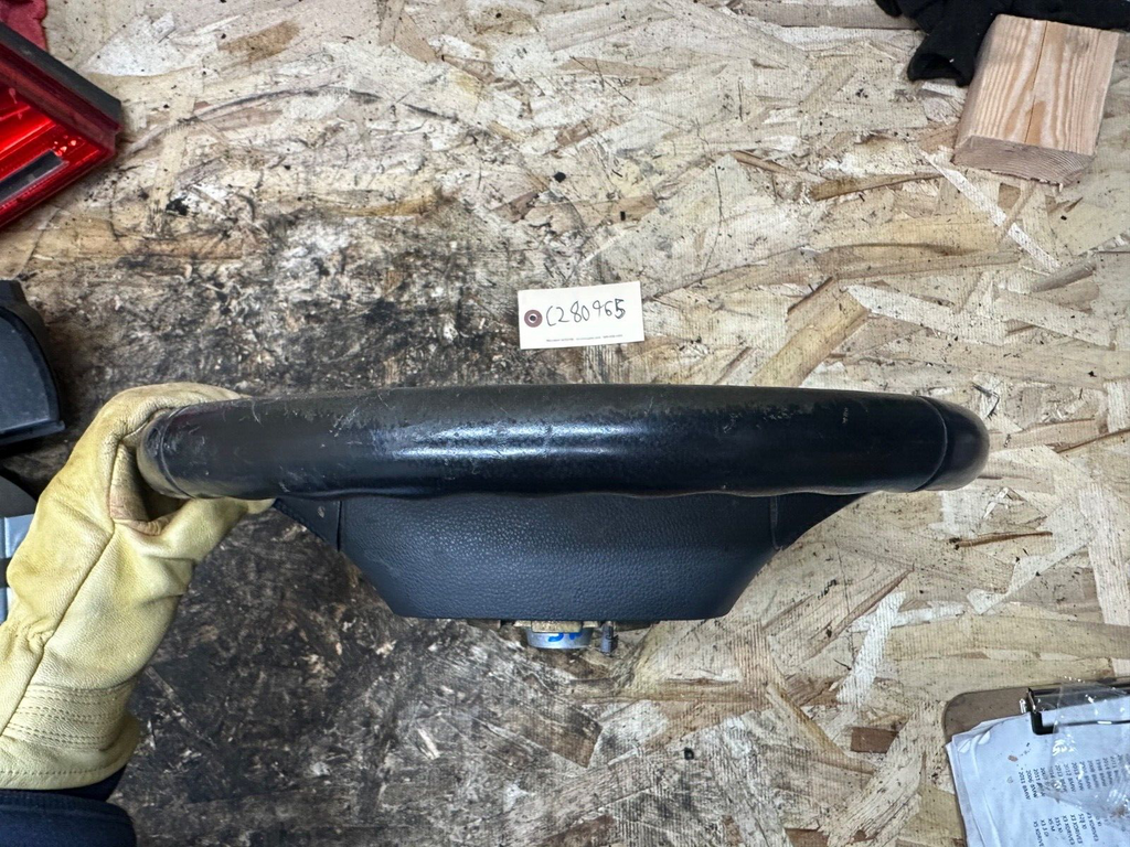 BMW E60/E61 5 SERIES BLACK LEATHER STEERING WHEEL OEM BMW 6078894