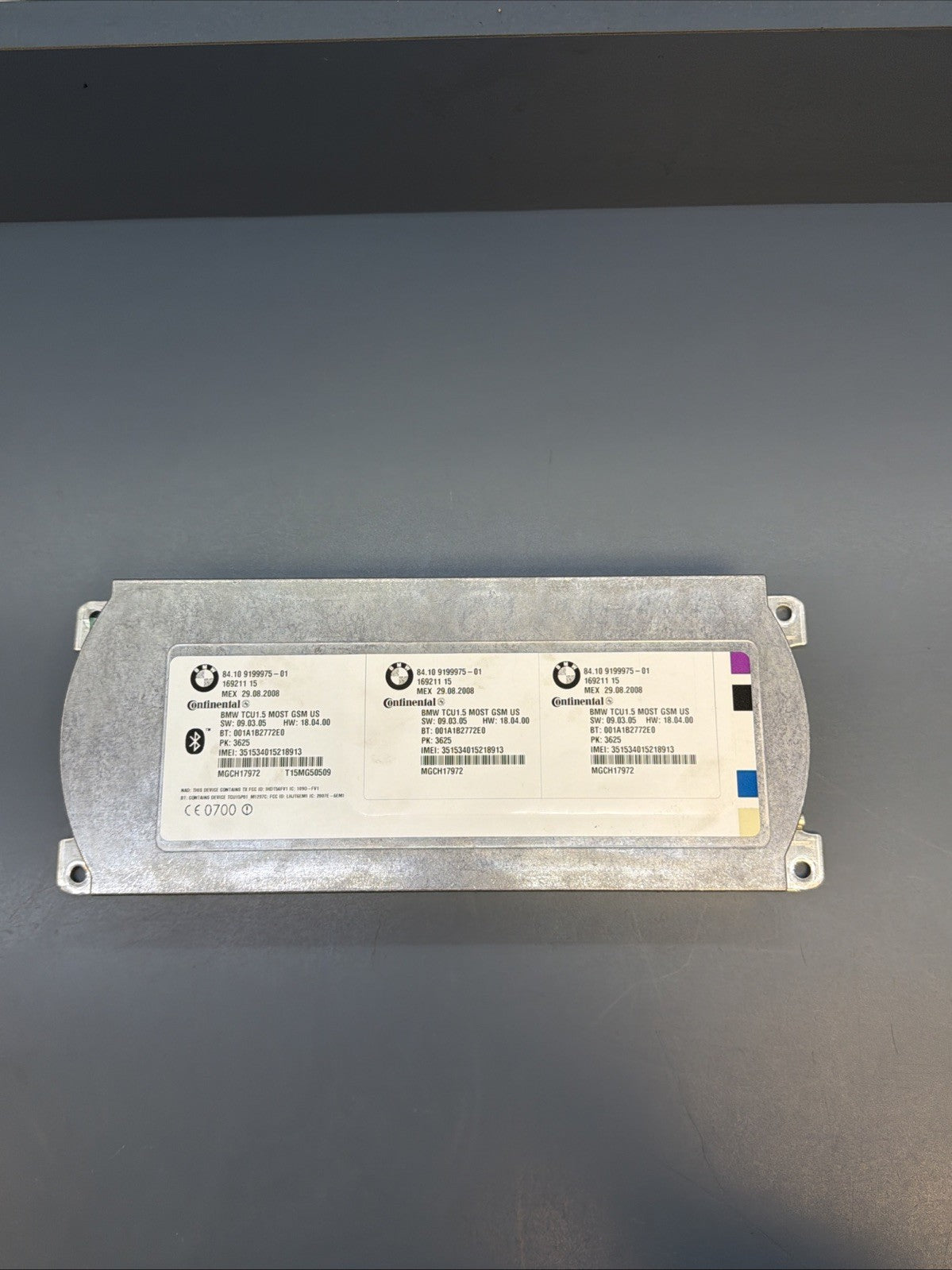OEM 2008-2010 BMW E90 E60 328xi 328i 335i BLUETOOTH CONTROL MODULE UNIT 9199975