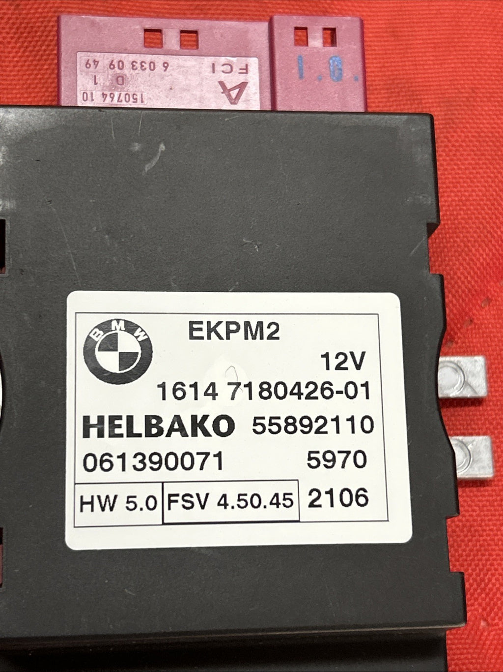 06-14 BMW E90 E92 E88 E70 E89 EKPM2 EKP M2 Fuel Pump Control Module 7209286