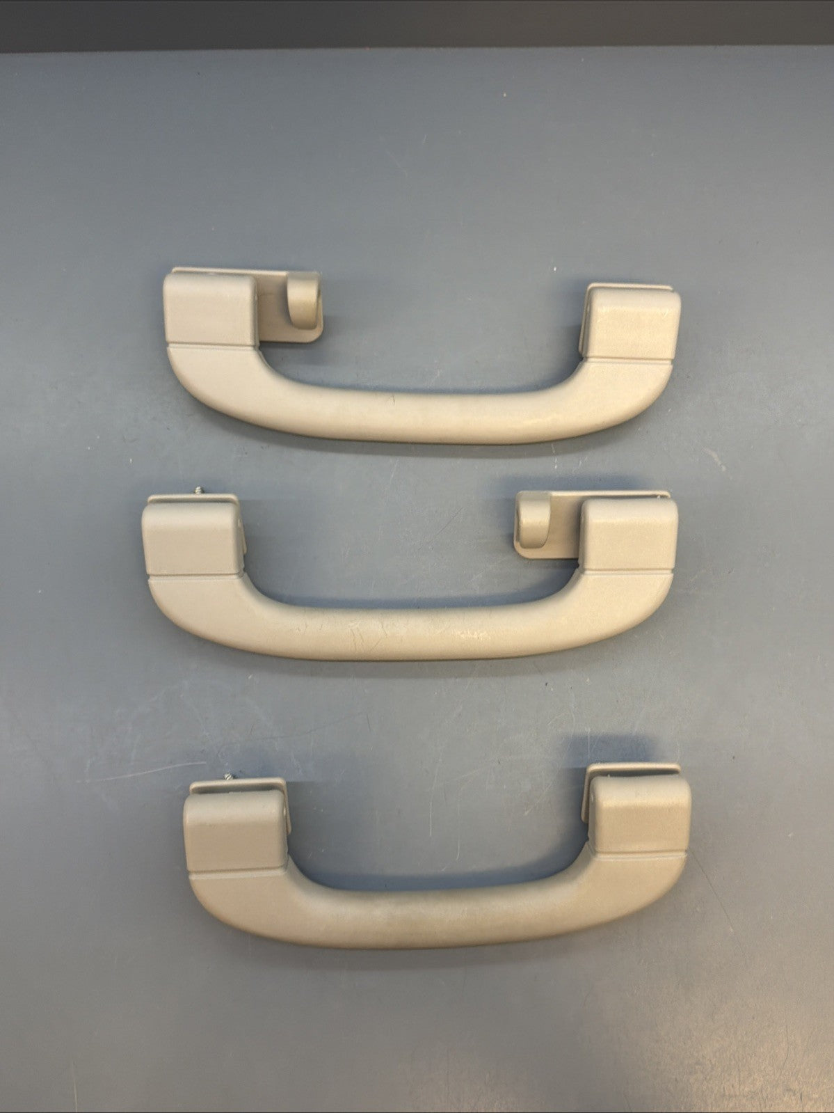 2011 - 2013 BMW X5 E70 Front / Rear Side Upper Roof Grab Handle Set of 3 GREY