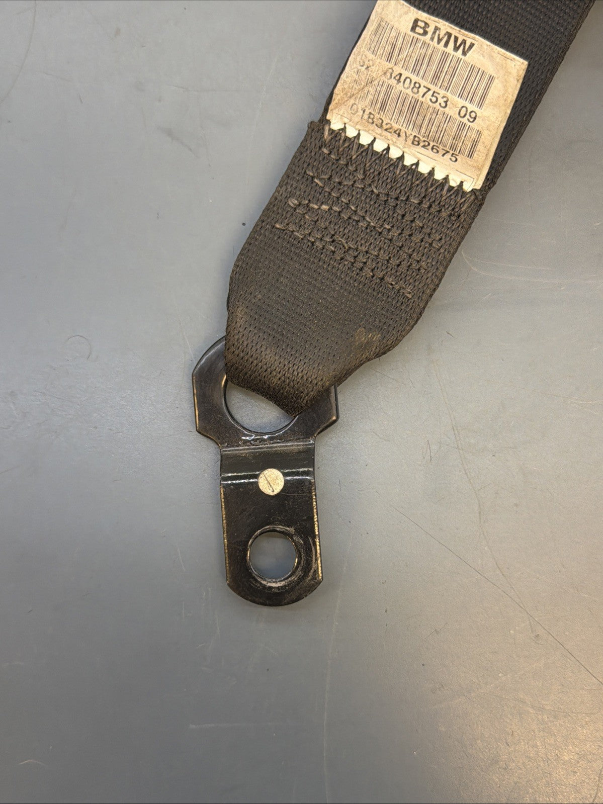 00-06 BMW X5 E53 FRONT RIGHT PASSENGER SEAT BELT RETRACTOR BLACK 8408753 OEM