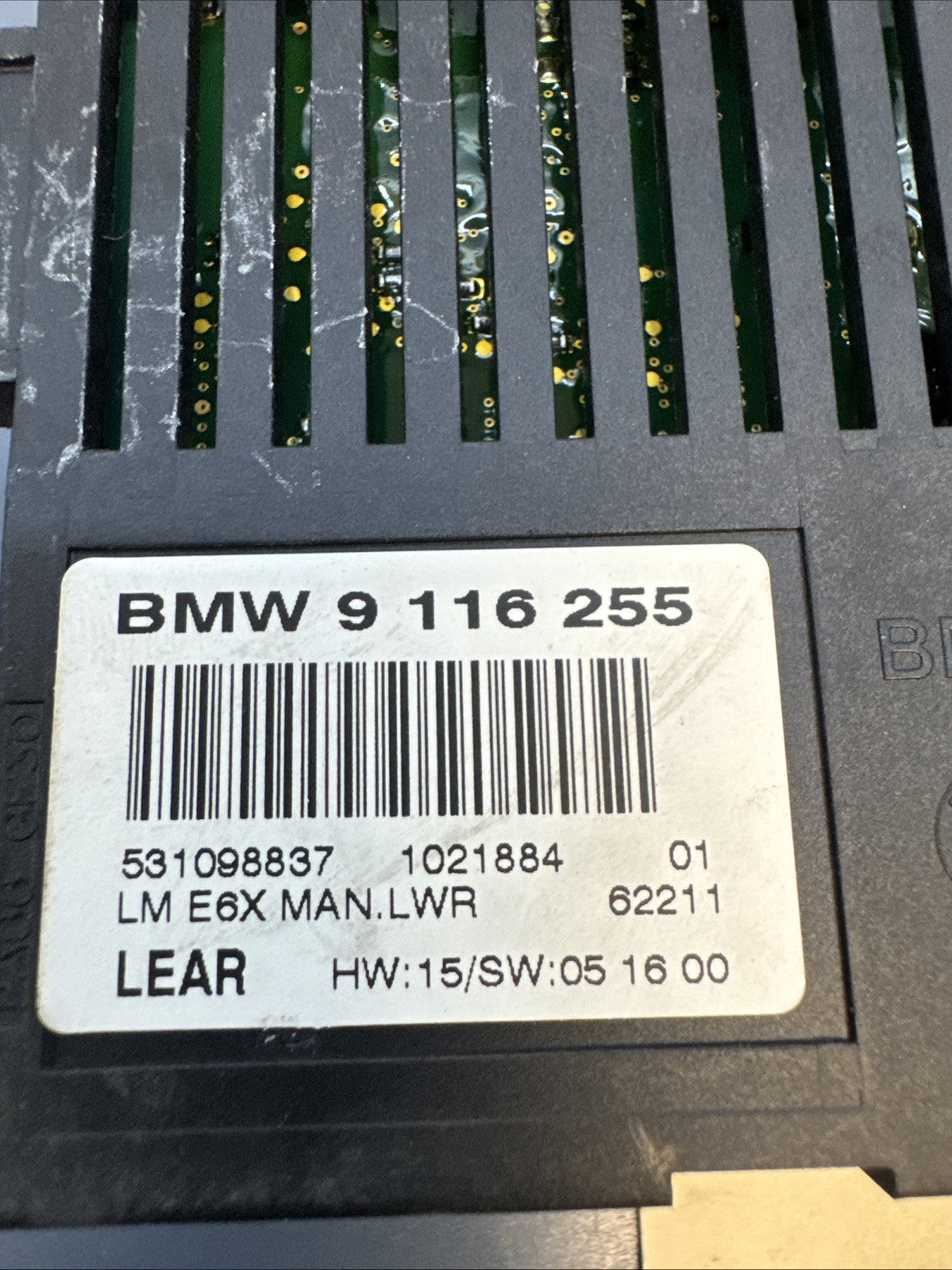 BMW E60 E61 E63 E64 E65 E66 5 6 7 LCM Light Control Module LM II Xenon 9116255