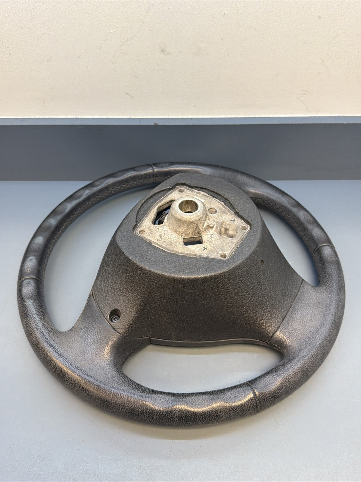 11-16 BMW 528i 535i 550i F10 Black Leather Steering Wheel OEM 9229479