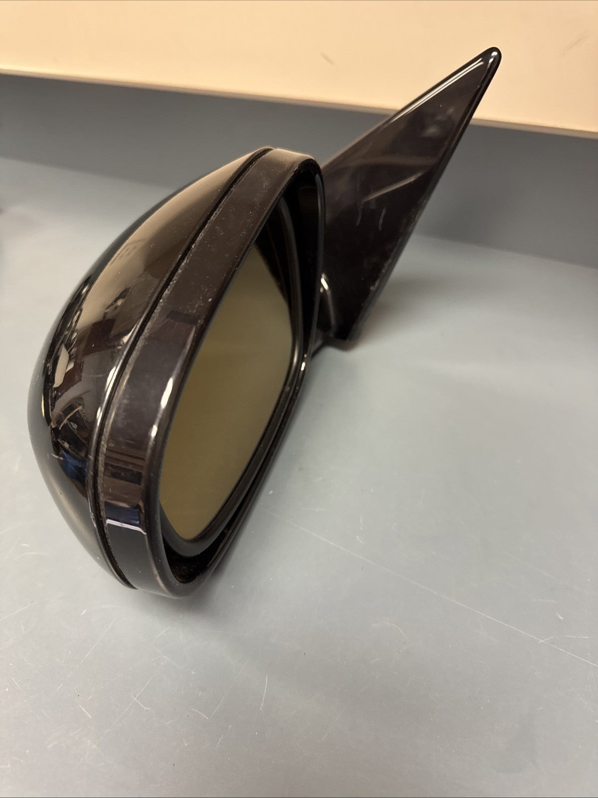 BMW 09-12 E90 LCI 3 SERIES FRONT LEFT DRIVER MIRROR BLACK OEM 7182695 HEATED