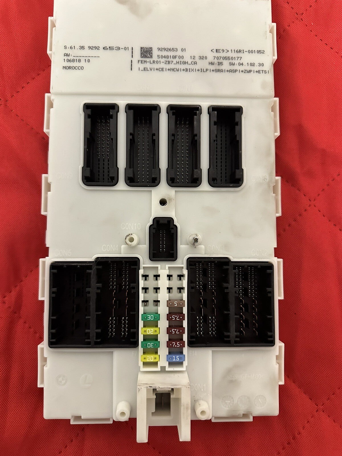 2013 BMW ACTIVEHYBRD-3 (F30) 3.0L N55 TURBO ENGINE ECM DME BCM MODULE KEY SET OE