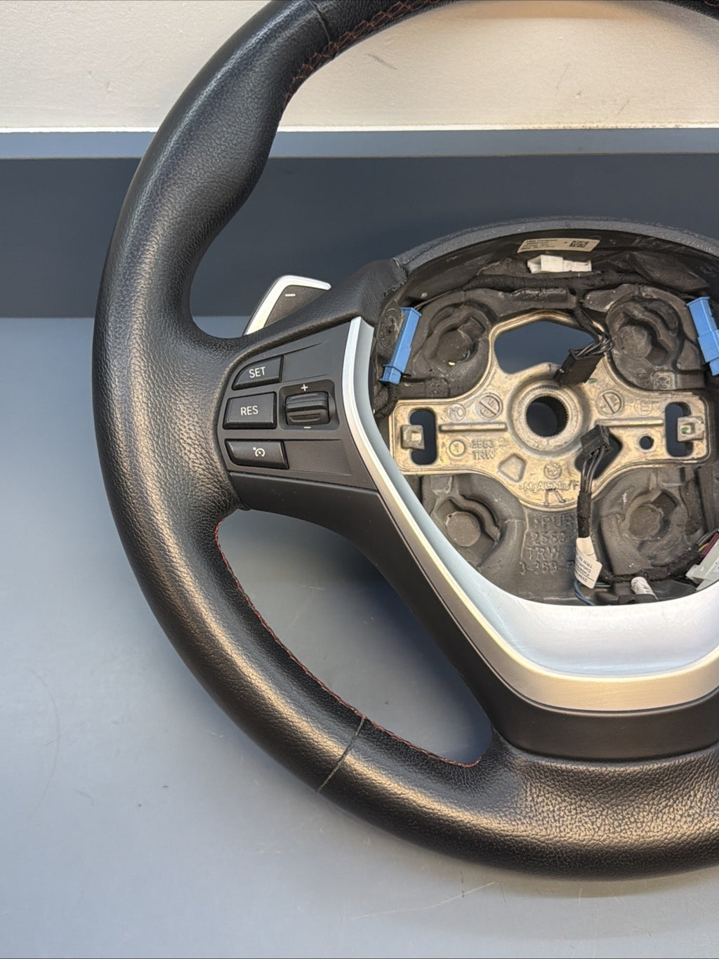 2012 - 2015 BMW F30 328I 335I HEATED SPORTLINE PADDLE SHIFT WHEEL 6256318