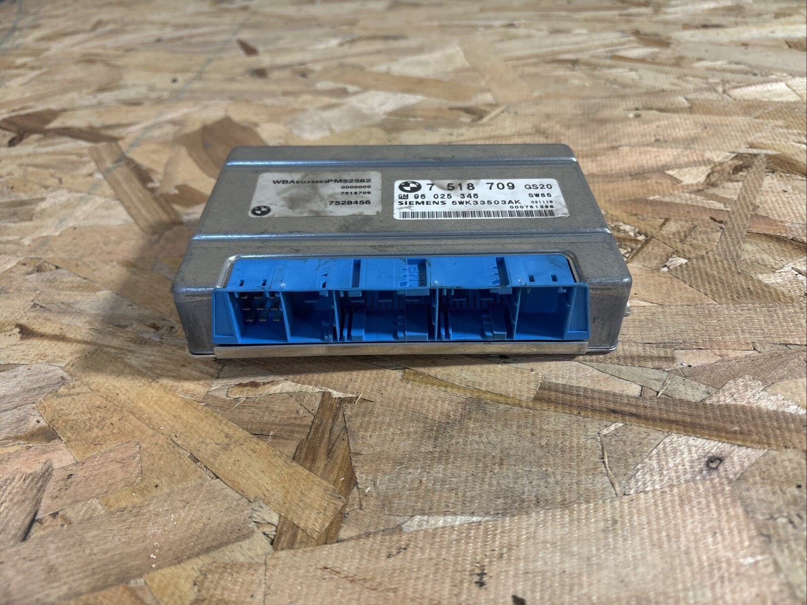 2002-2005 BMW 3 5-Series X5 Transmission Computer 7518709, 5WK33503AK OEM Tested