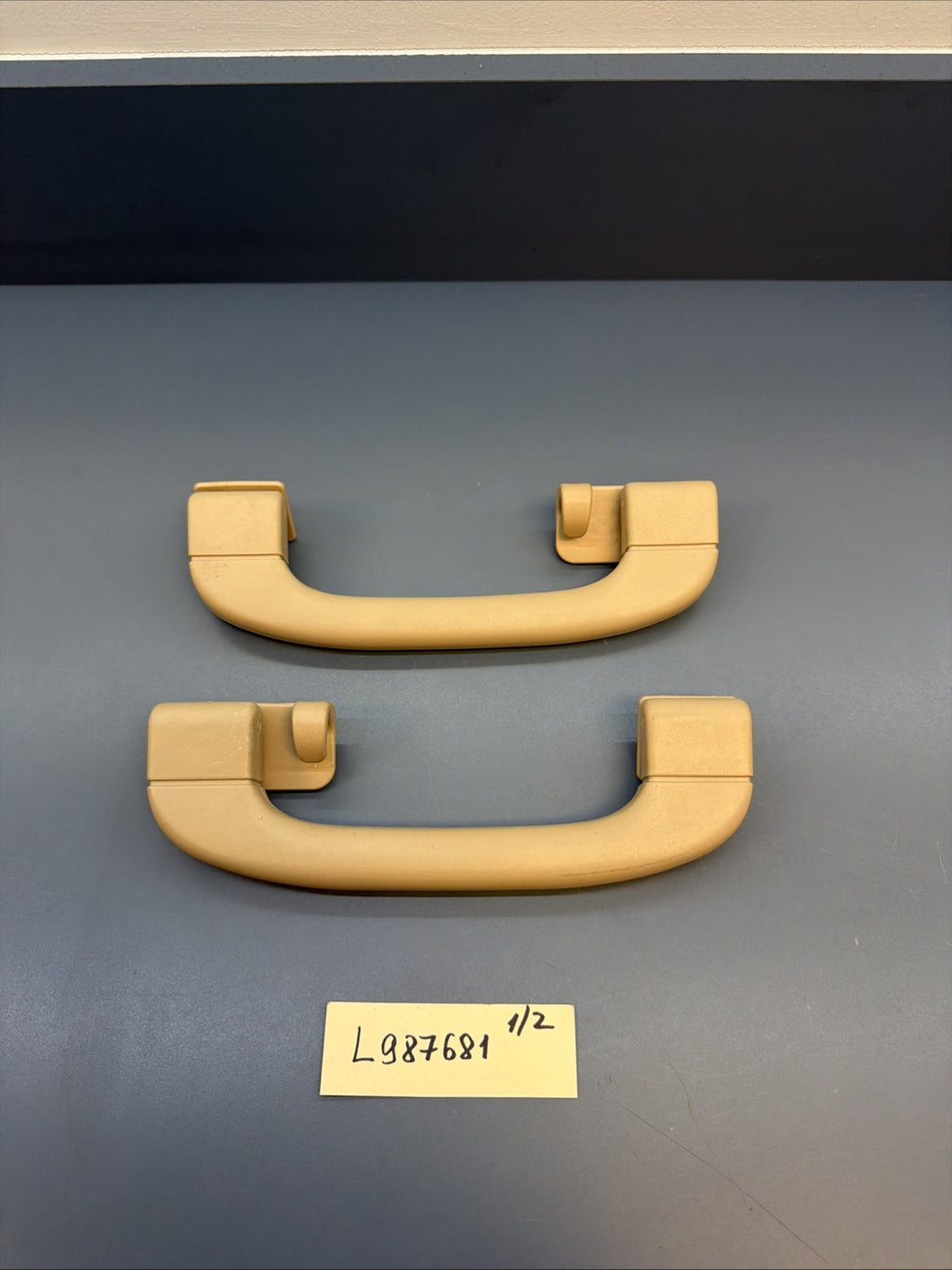 2011 - 2013 BMW X5 E70 Front / Rear Side Upper Roof Grab Handle Set of 2 6977691