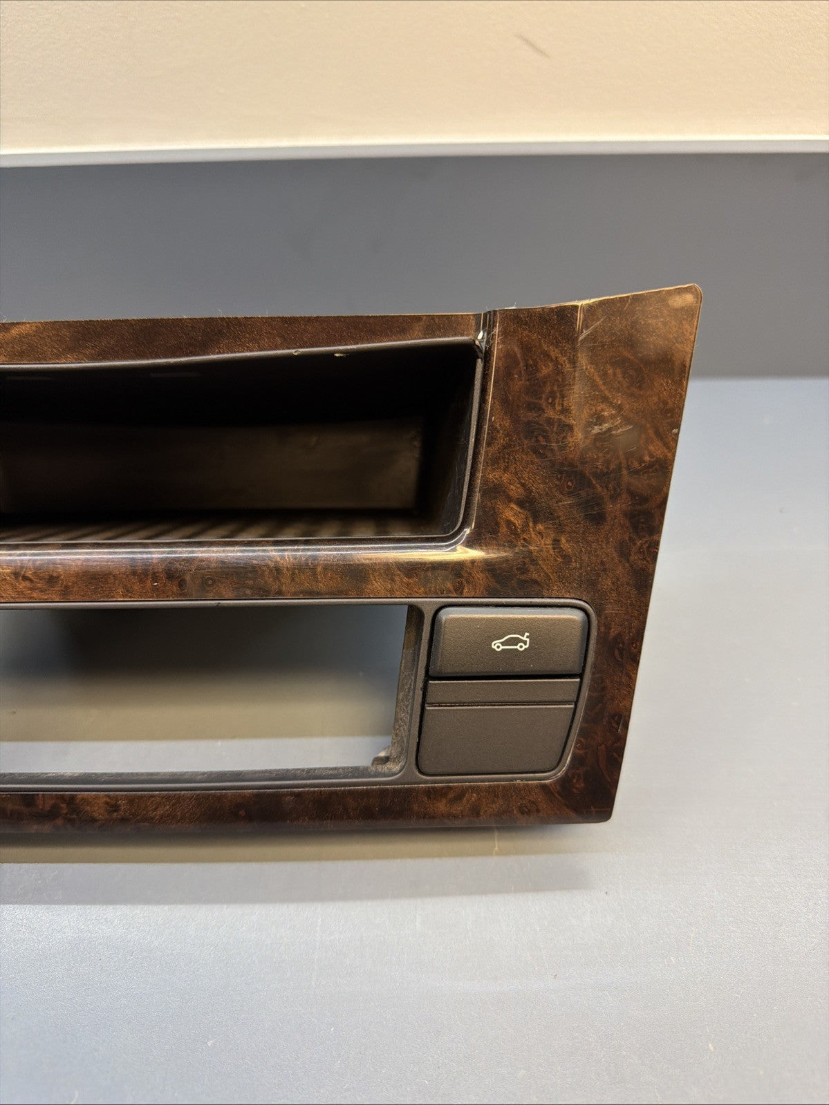 BMW 5 Series E60 E61 Central Console Storage Tray Black Trim Panel OEM 9139391