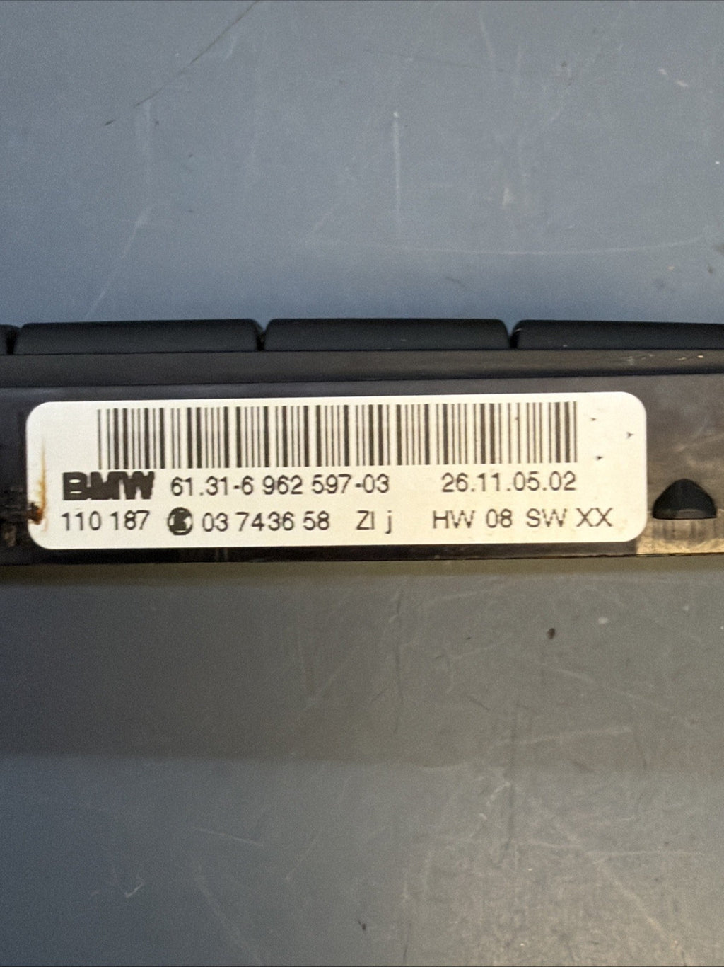 06-12 BMW E90 328i 335i Center Console Multi Switch Unit 6962597 OEM