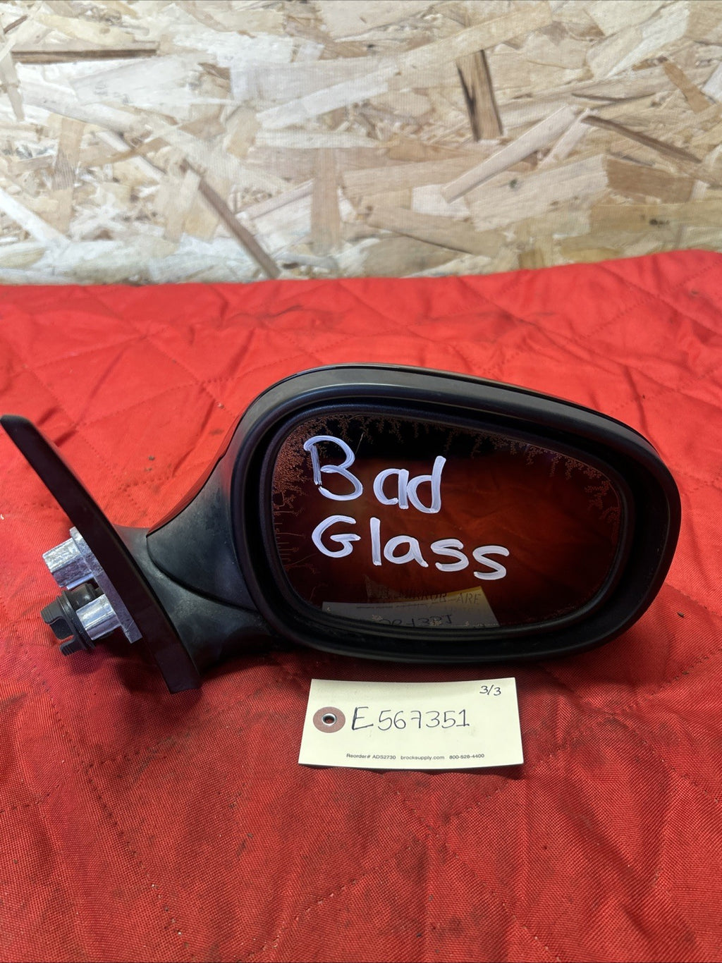 10-13 BMW E92 E93 3 Series passenger side View Power Door Mirror 7208146 *NOTE*