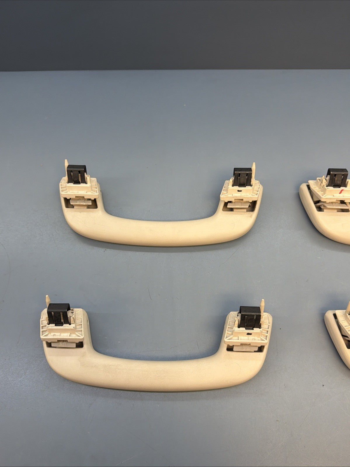 2011-2016 BMW 535I 550I F10 ROOF GRAB HANDLE SET OF 4  TAN BEIGE OEM 9171224