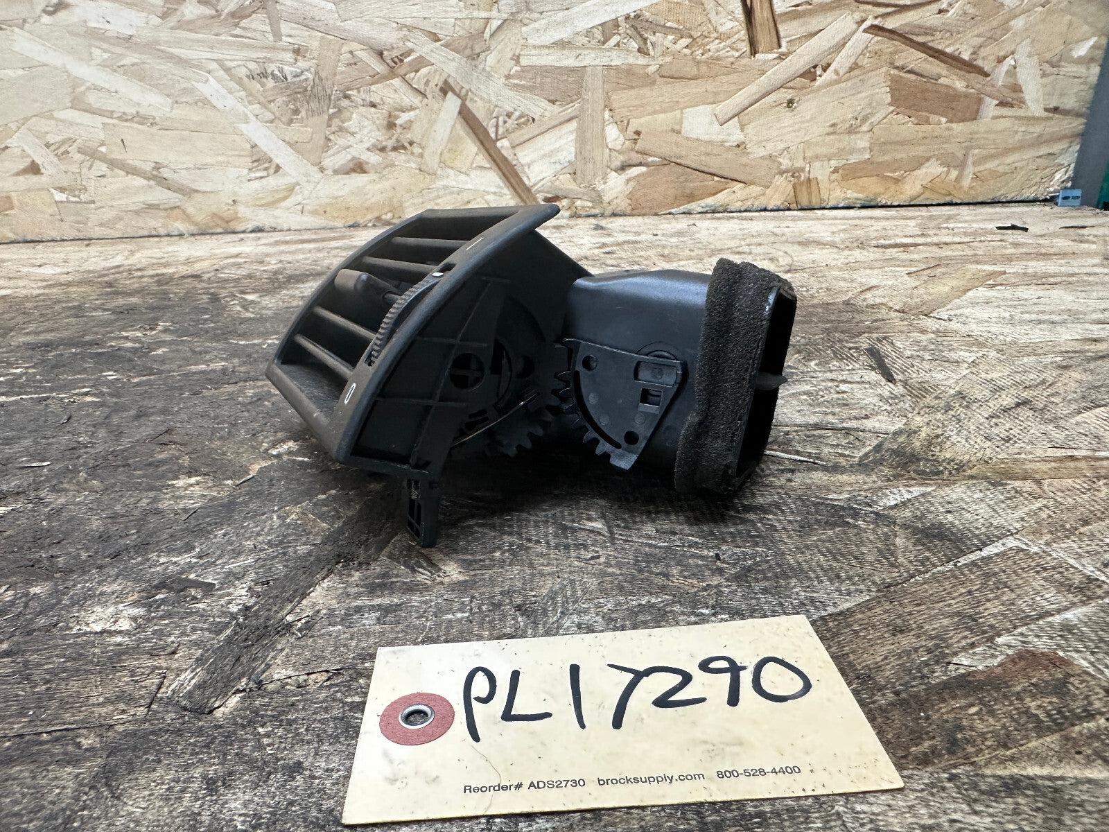 BMW 97-06 E46 3 SERIES BLACK LEFT DRIVER SIDE DASH AIR VENT ASSEMBLY 8361897