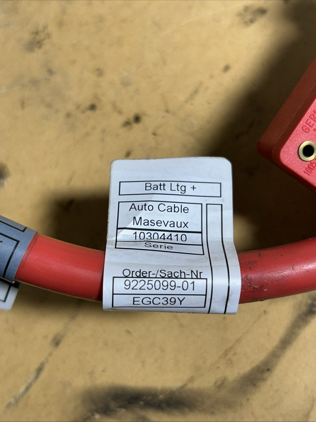 2011-2017 BMW X3 F25 Battery Positive Fuse Terminal Cable 9225099