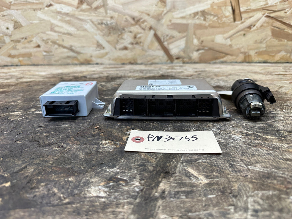 BMW 99-05 E46 ECU+CAS+KEY M54 3.0 ENGINE MS43 SET OEM 7545150+6905670