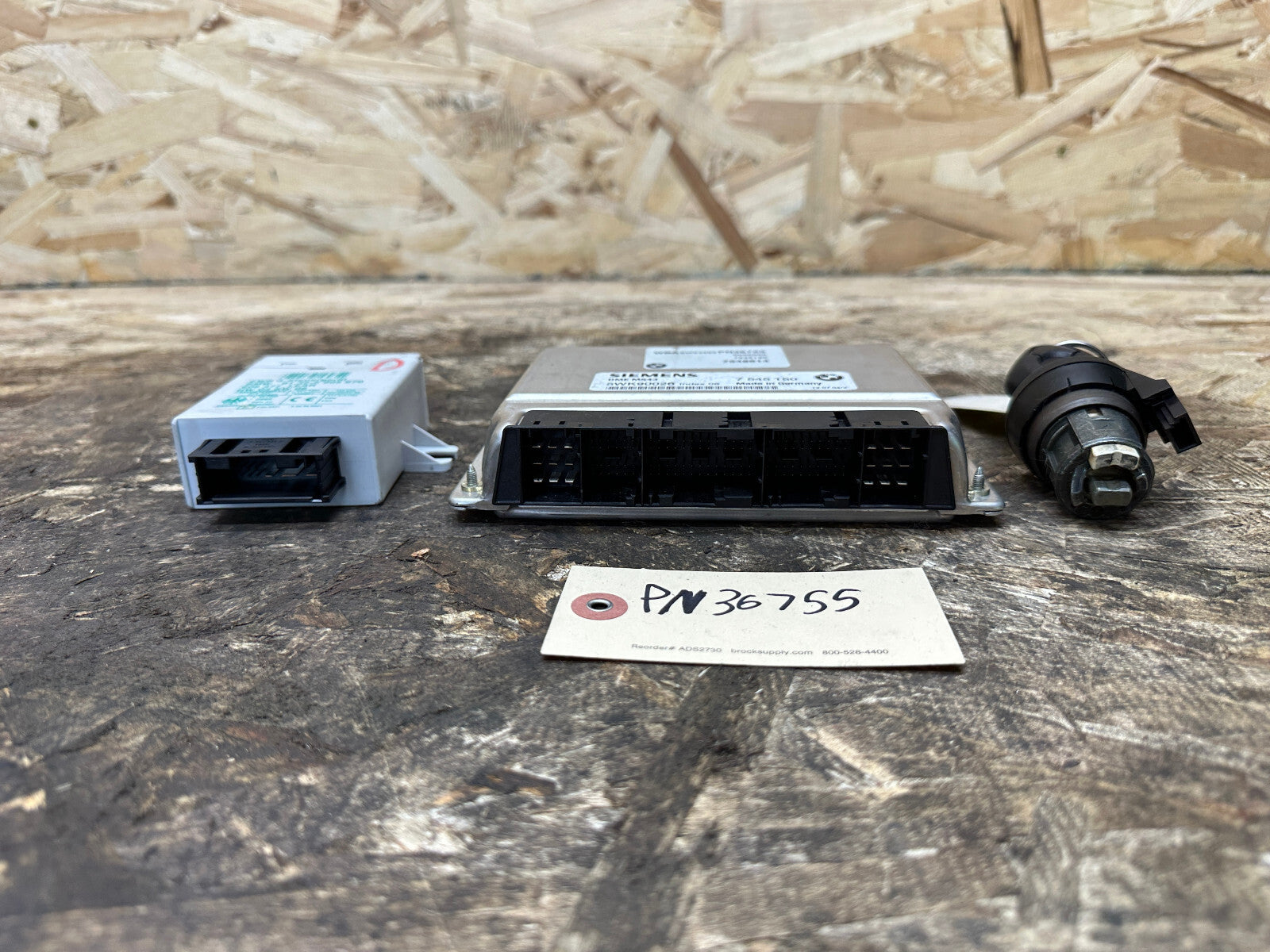 BMW 99-05 E46 ECU+CAS+KEY M54 3.0 ENGINE MS43 SET OEM 7545150+6905670