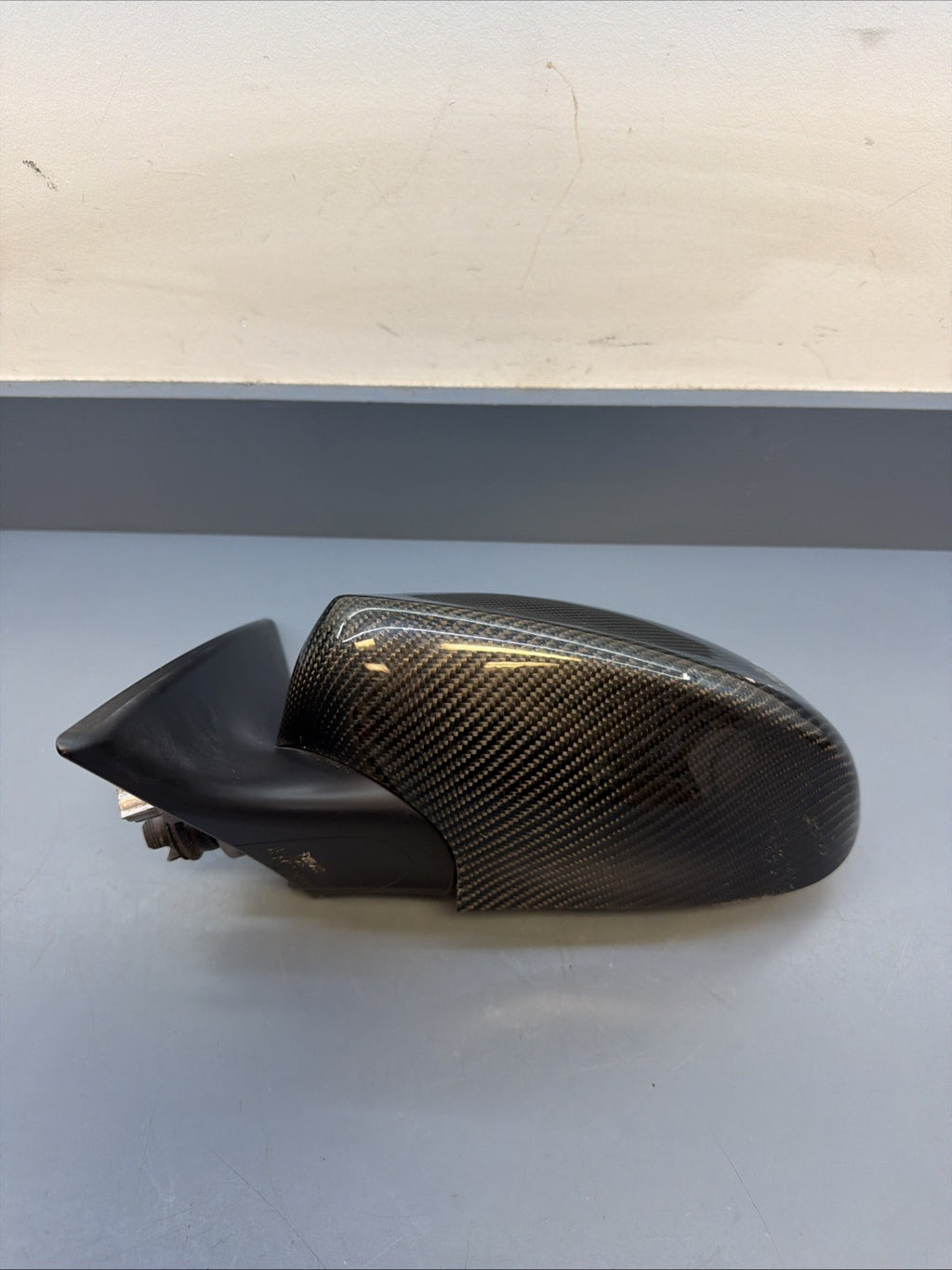 07-10 BMW 328i E92 E93 Driver Left Side Door Mirror Carbon Cover 7119212