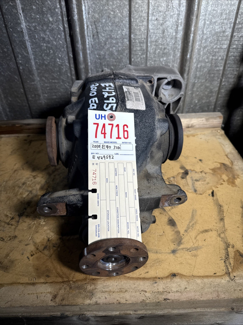 BMW REAR DIFFERENTIAL E90 328 SERIES  FINAL DRIVE 3.73 7566179