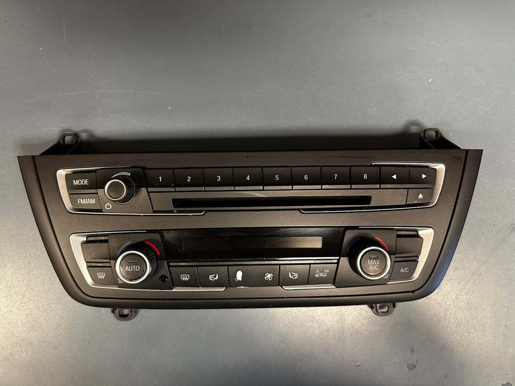 12-16 BMW F22 F30 F32 AC HEATER CLIMATE CONTROL RADIO SWITCH PANEL OEM 9363497