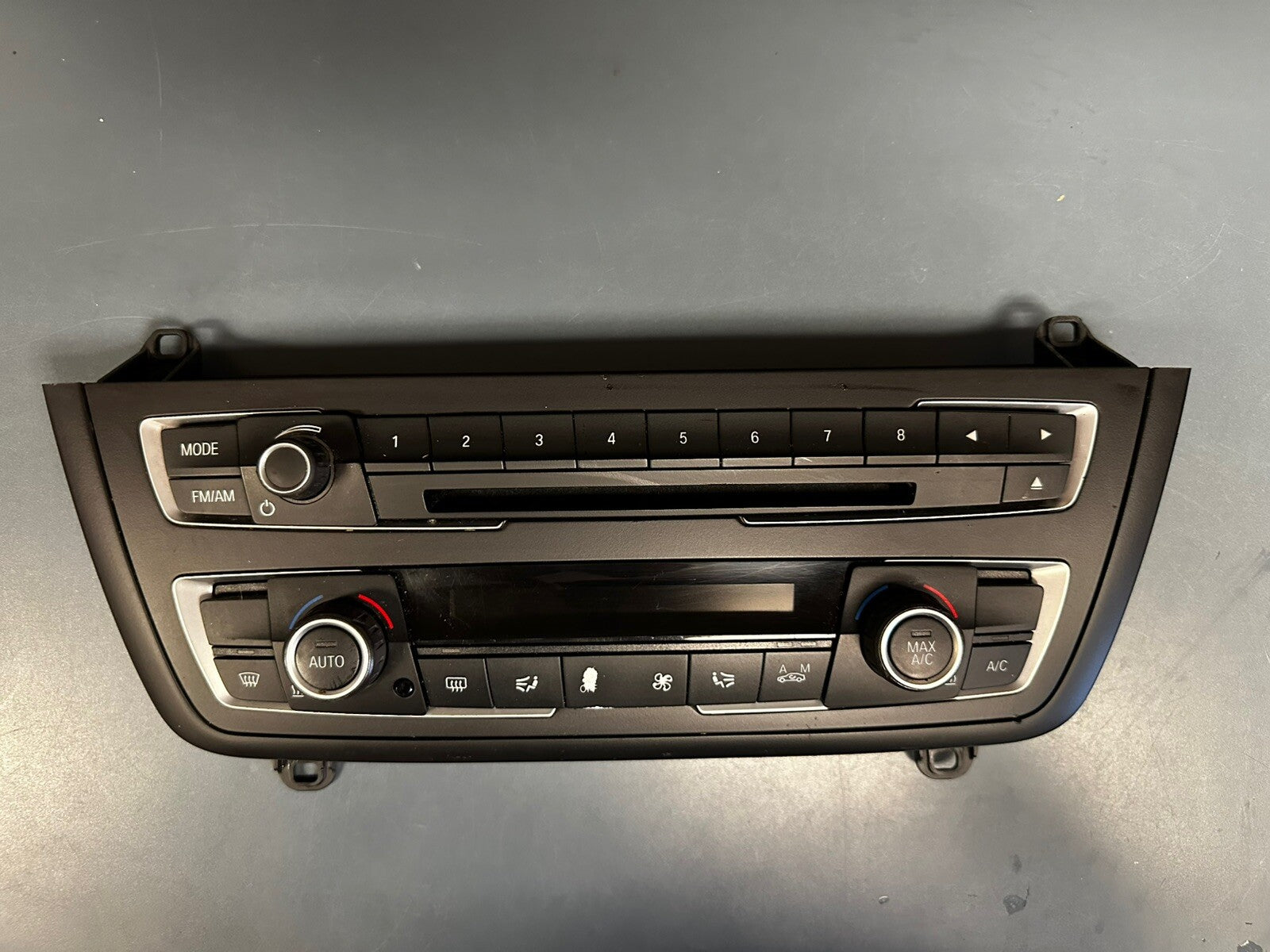 12-16 BMW F22 F30 F32 AC HEATER CLIMATE CONTROL RADIO SWITCH PANEL OEM 9363497