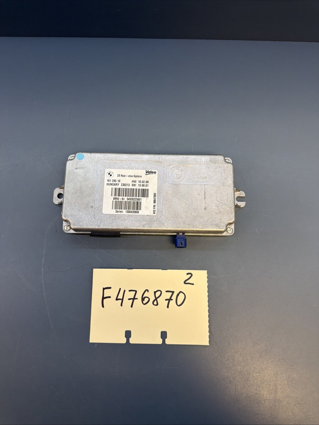 BMW 2010-2019 F25 F30 F32 F85 REAR VIEW CAMERA CONTROL MODULE OEM 16129510